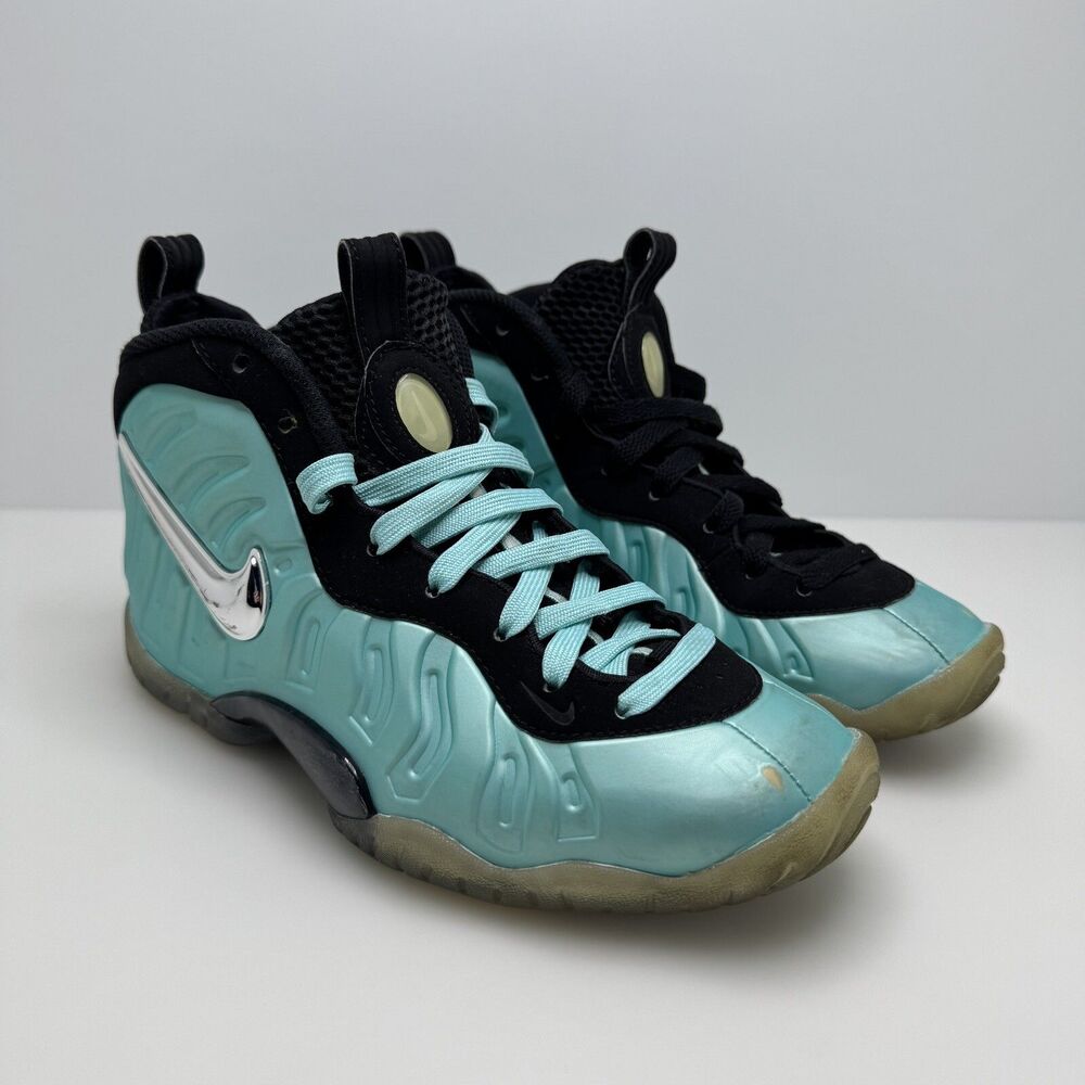 NIKE Foamposite Little Posite Pro Island Green 644792-303 Size 4.5Y Women’s 6